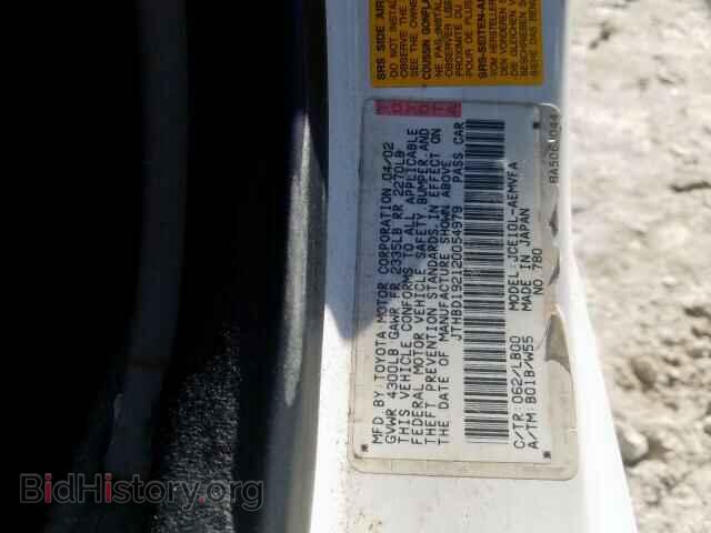 2002 LEXUS IS - VIN: JTHBD192120054979 - Photo 10