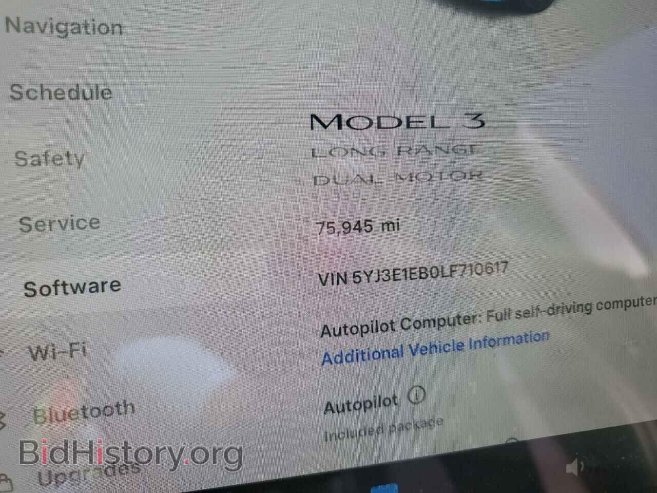 2020 TESLA MODEL 3 - VIN: 5YJ3E1EB0LF710617 - Photo 9