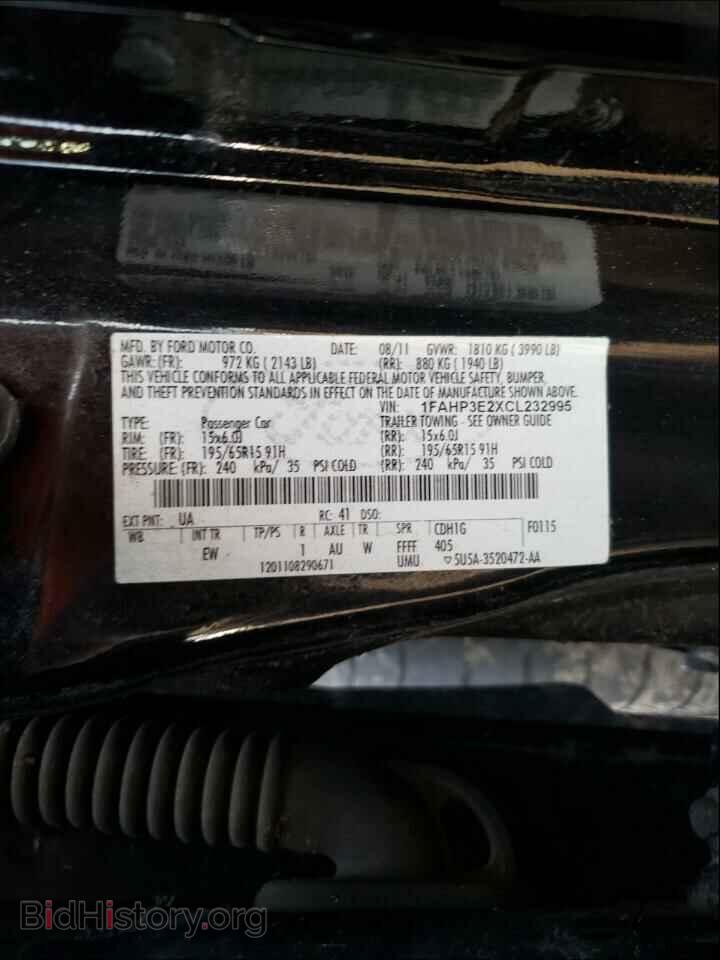 2012 FORD FOCUS - VIN: 1FAHP3E2XCL232995 - Photo 10