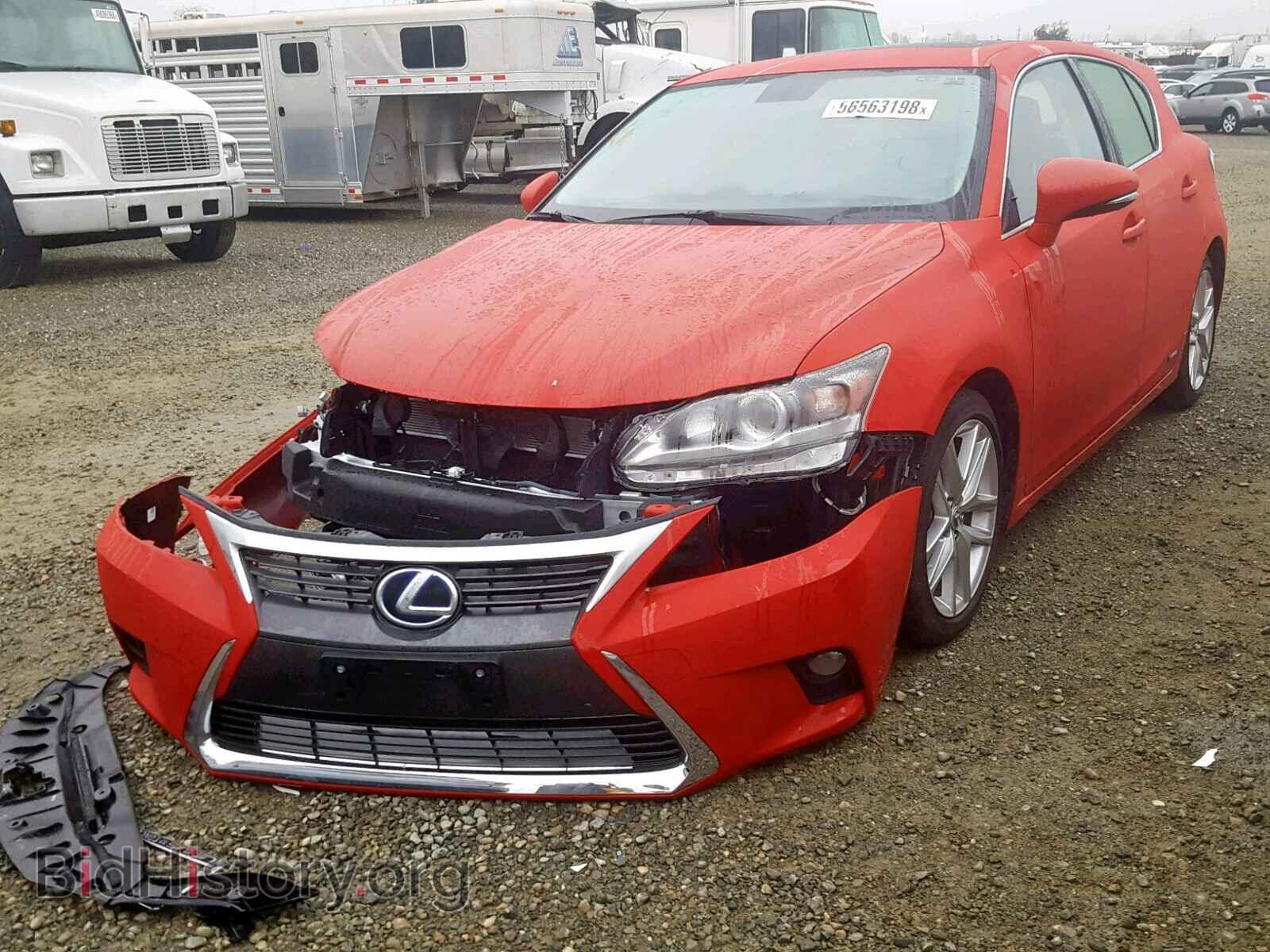 2016 LEXUS CT 200 - VIN: JTHKD5BH1G2267982 - Фото 2