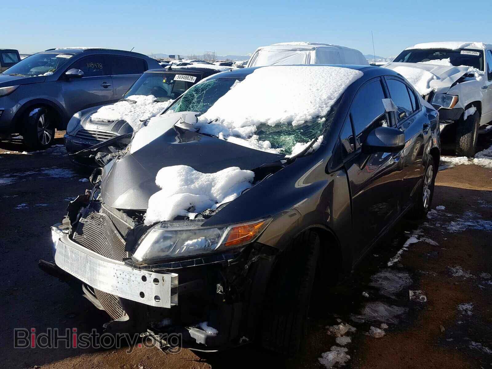 2012 HONDA CIVIC - VIN: 2HGFB2F55CH579877 - Фото 2