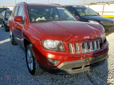 2014 Jeep COMPASS LA, красный — VIN 1C4NJCEB7ED764779, Copart