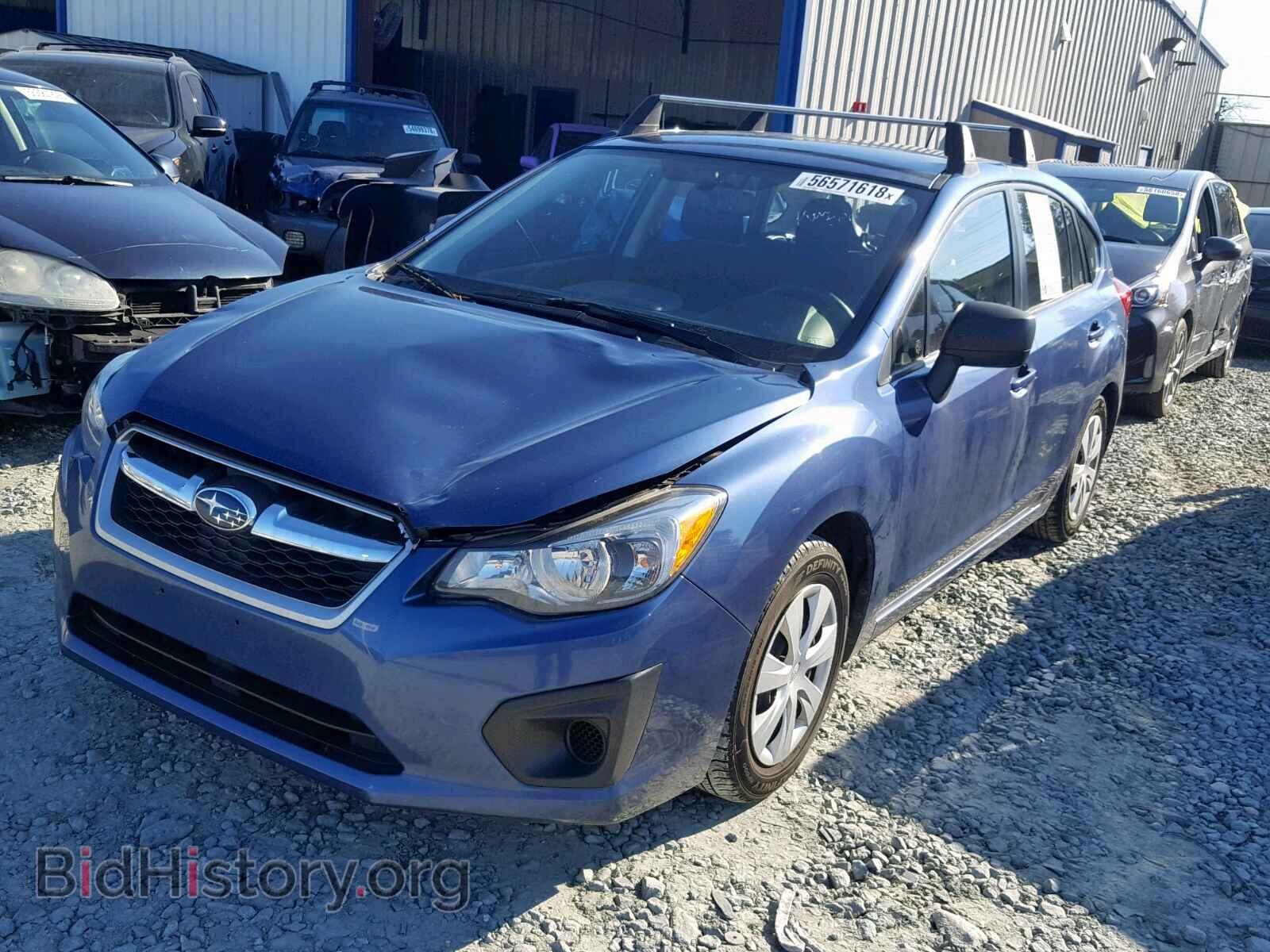 2012 SUBARU IMPREZA BA - VIN: JF1GPAA69CG242757 - Фото 2