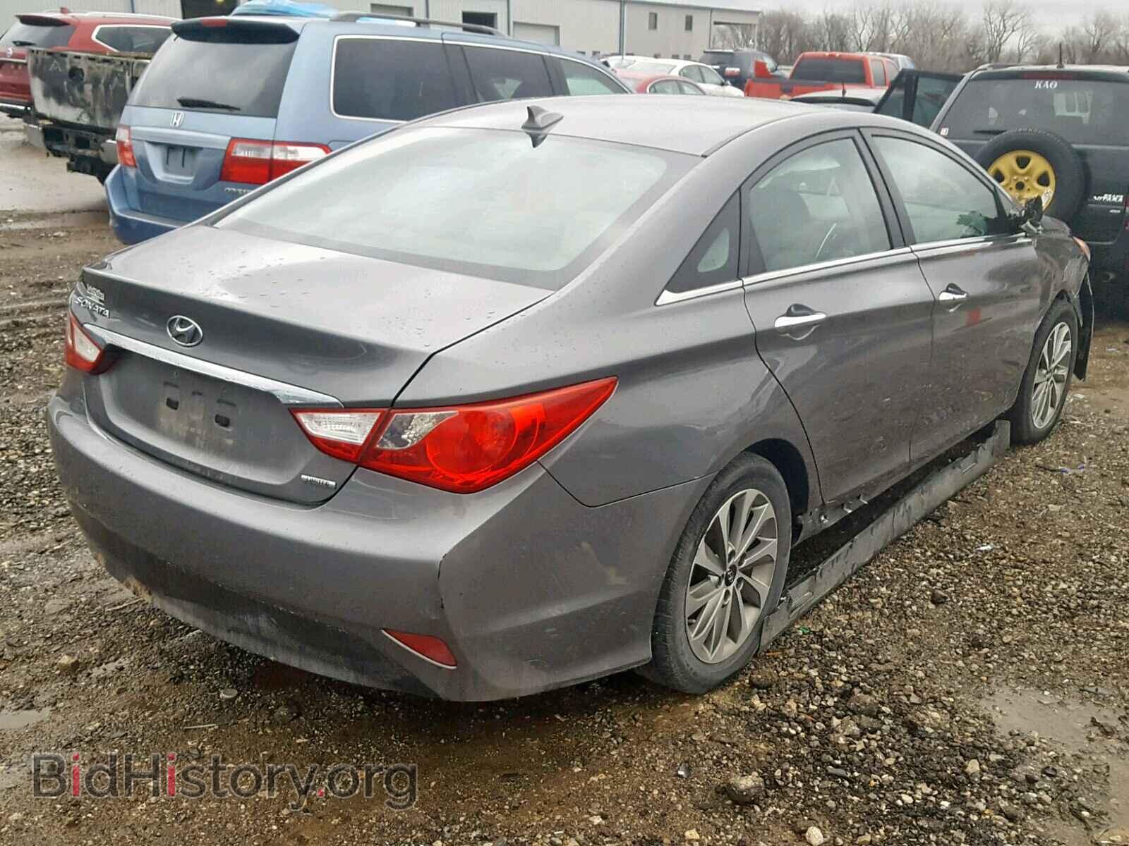 2014 HYUNDAI SONATA - VIN: 5NPEC4AC2EH814531 - Фото 4