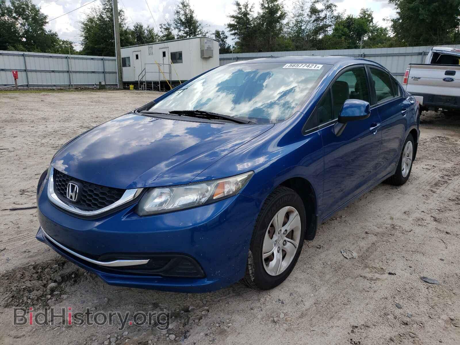 2013 HONDA CIVIC - VIN: 19XFB2F50DE284391 - Фото 2