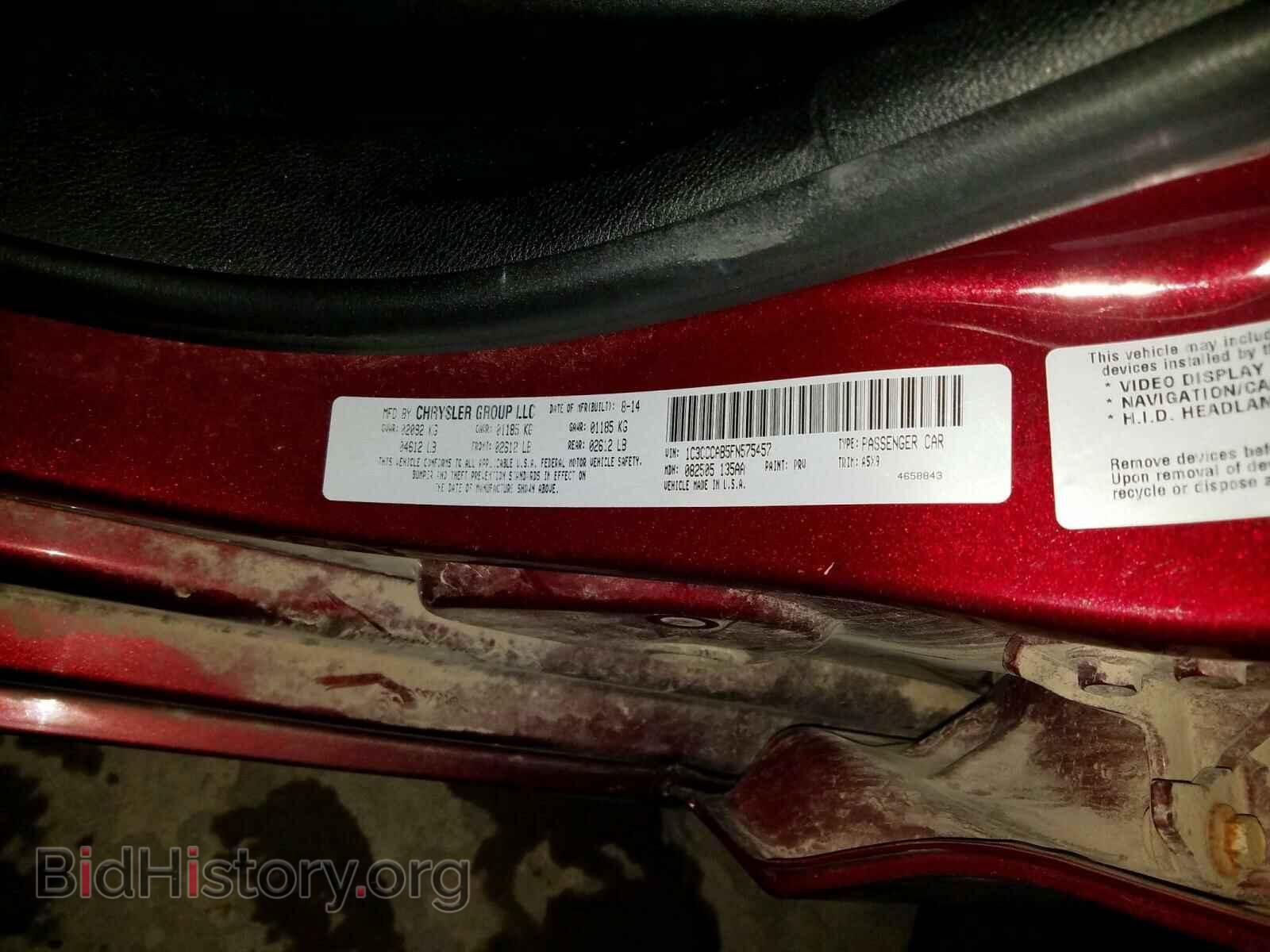 2015 CHRYSLER 200 - VIN: 1C3CCCAB5FN575457 - Photo 10
