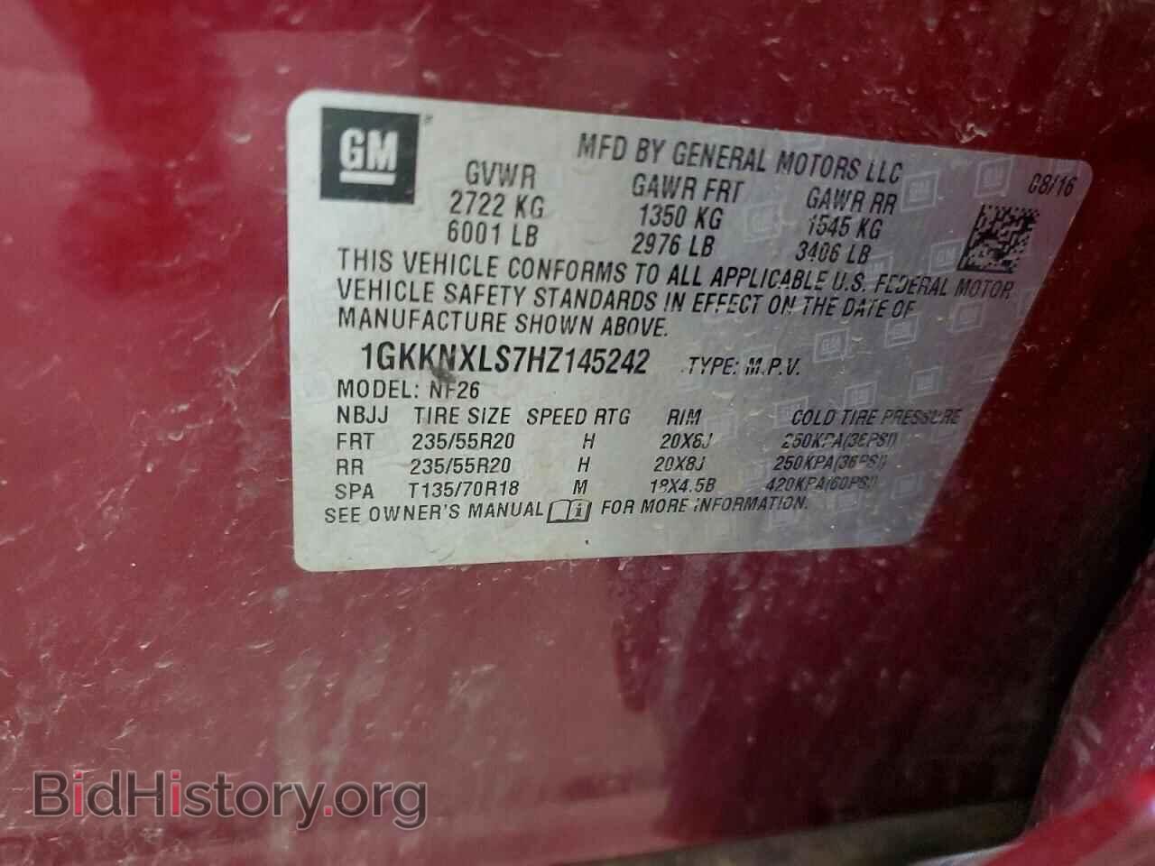 2017 GMC ACADIA DEN - VIN: 1GKKNXLS7HZ145242 - Фото 14