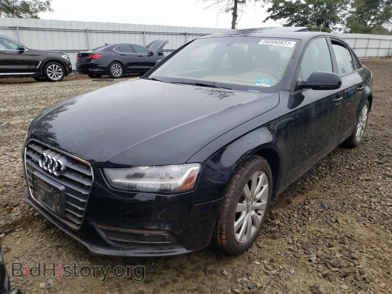 2014 AUDI A4 - VIN: WAUBFAFL2EA049746 - Photo 2