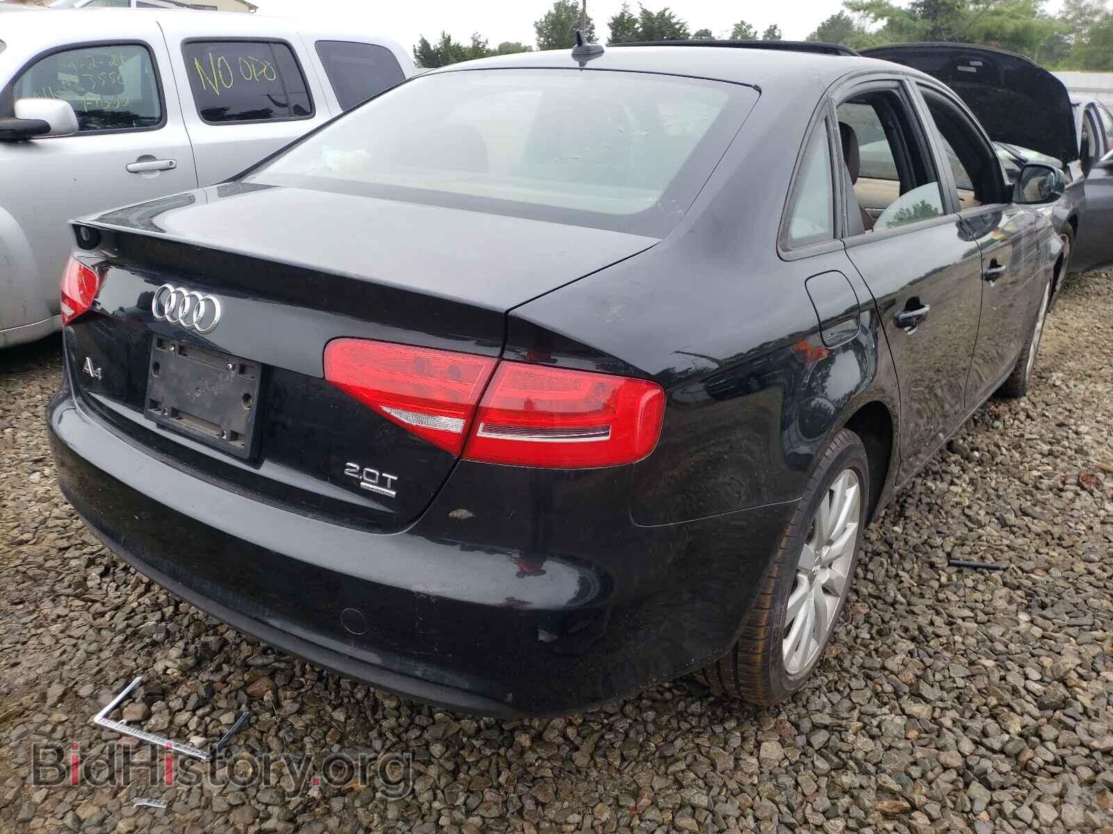 2014 AUDI A4 - VIN: WAUBFAFL2EA049746 - Photo 4