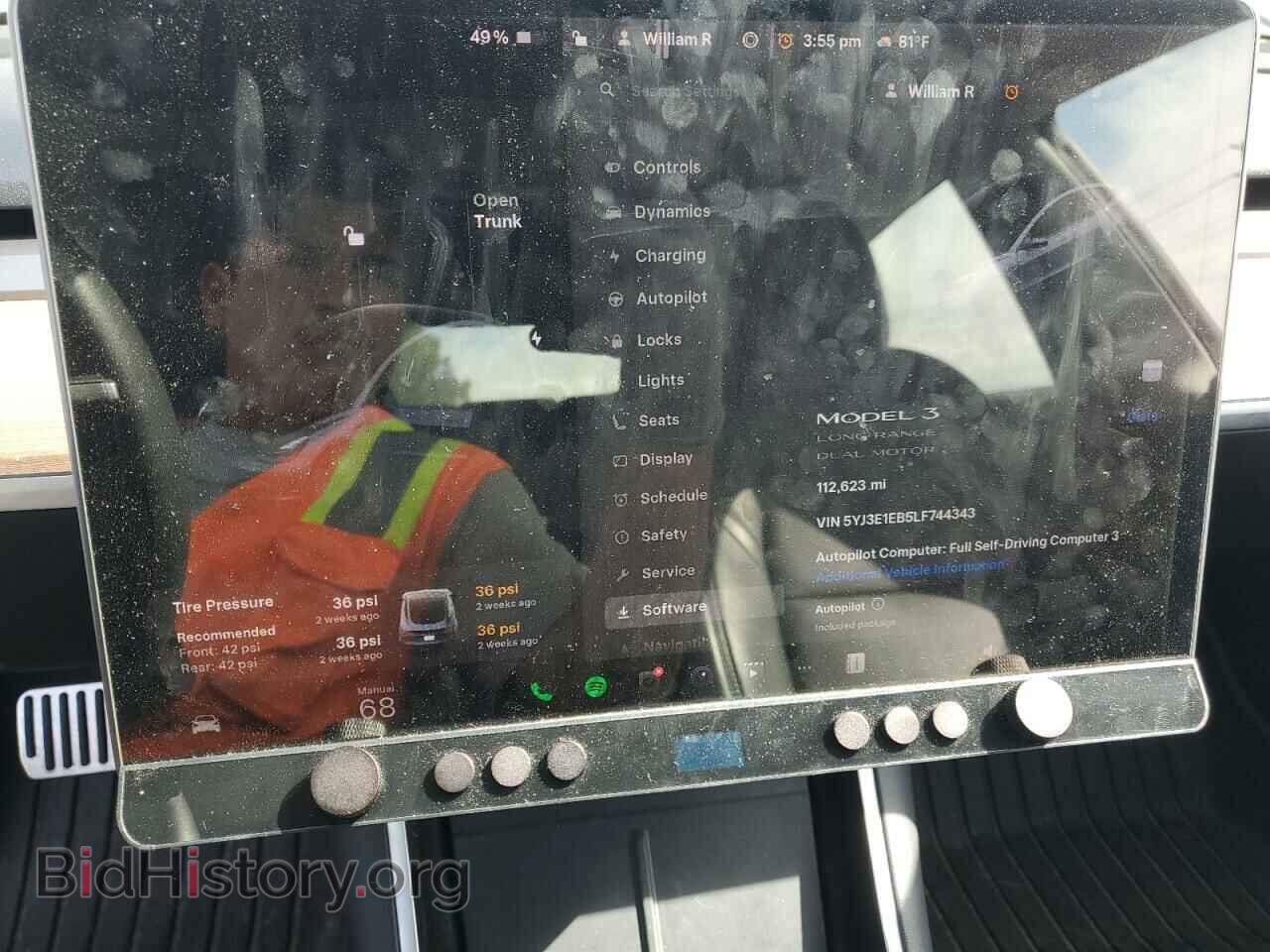 2020 TESLA MODEL 3 - VIN: 5YJ3E1EB5LF744343 - Фото 9