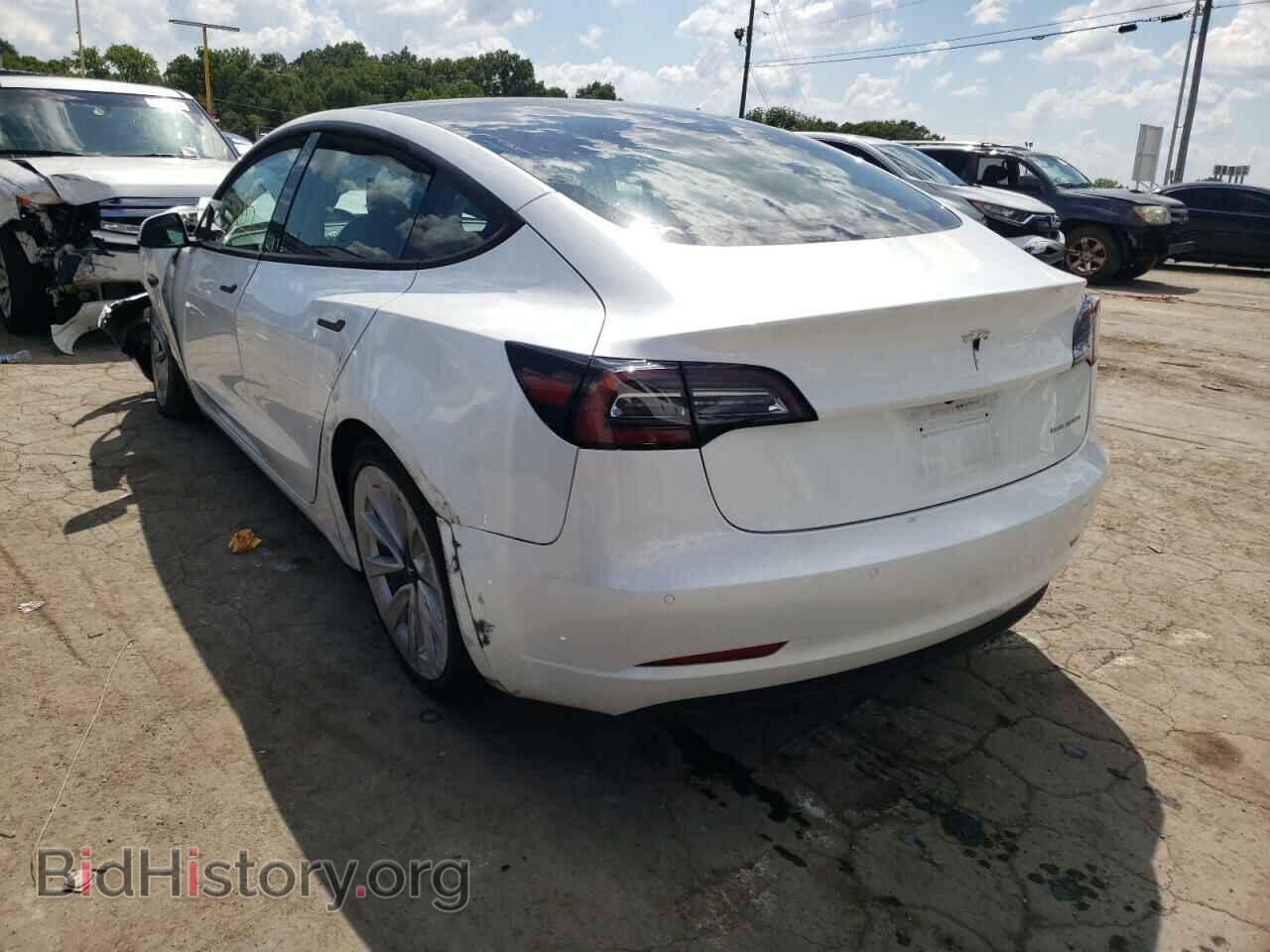 2022 TESLA MODEL 3 - VIN: 5YJ3E1EB8NF192484 - Фото 3