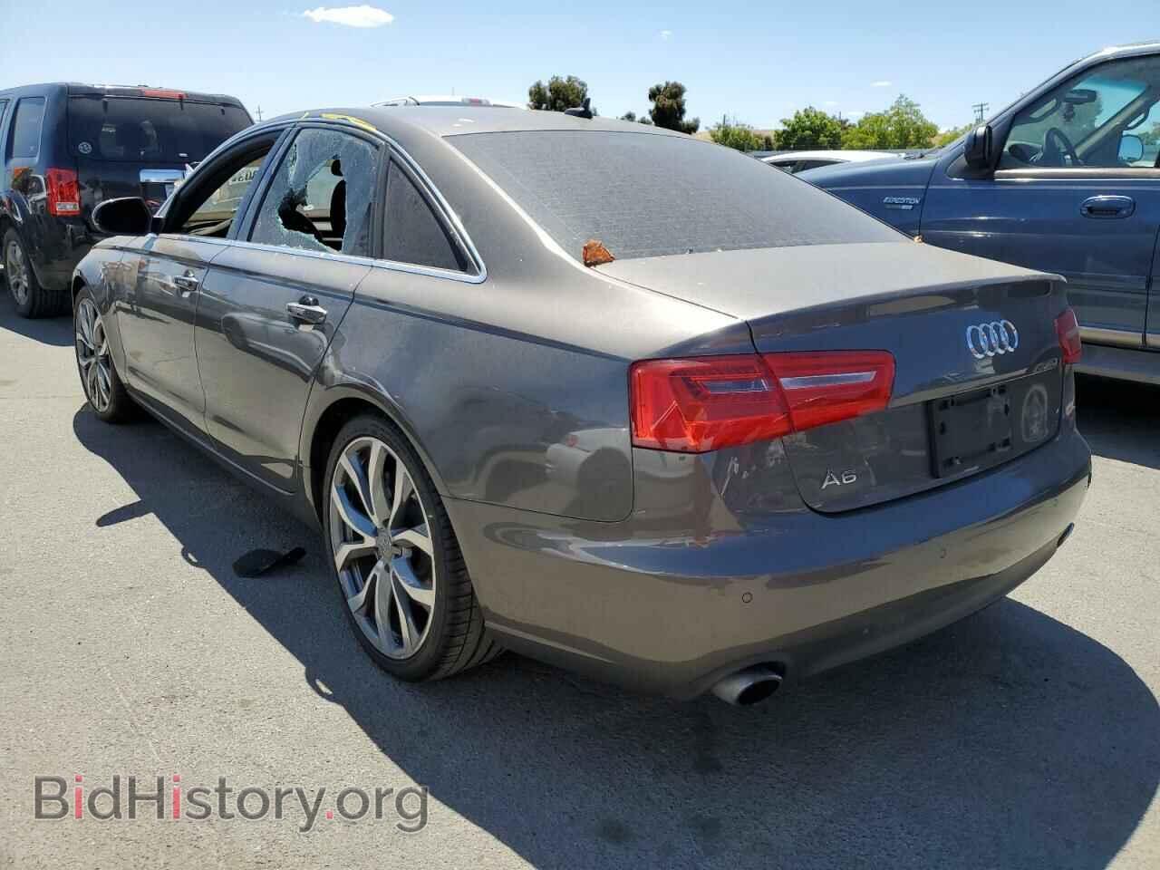 2014 AUDI A6 - VIN: WAUGFAFC2EN075925 - Фото 2