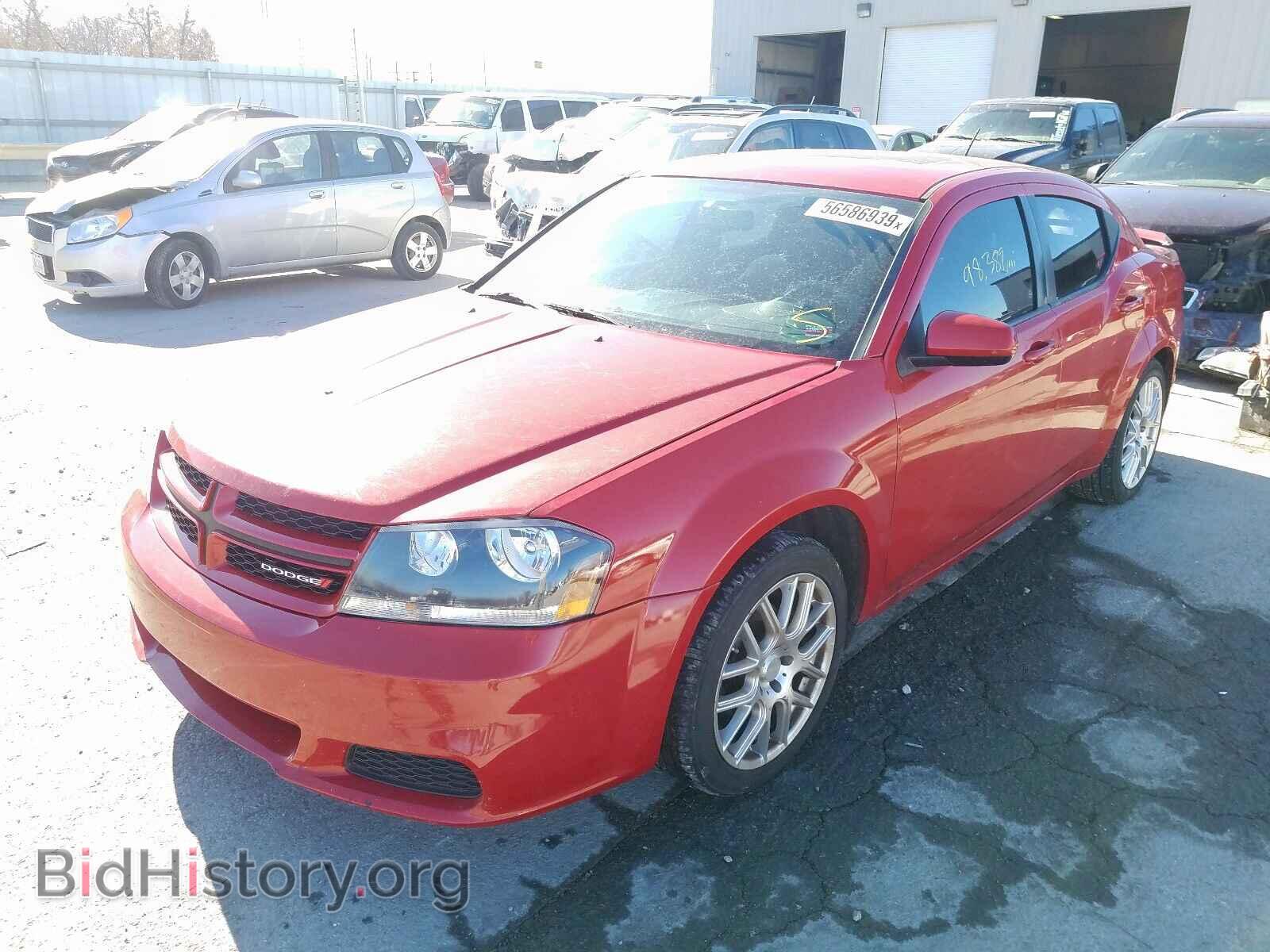 2013 DODGE AVENGER - VIN: 1C3CDZCB5DN548253 - Фото 2