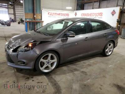 2012 Ford FOCUS Titanium, gray — VIN 1FAHP3J27CL118488, Copart