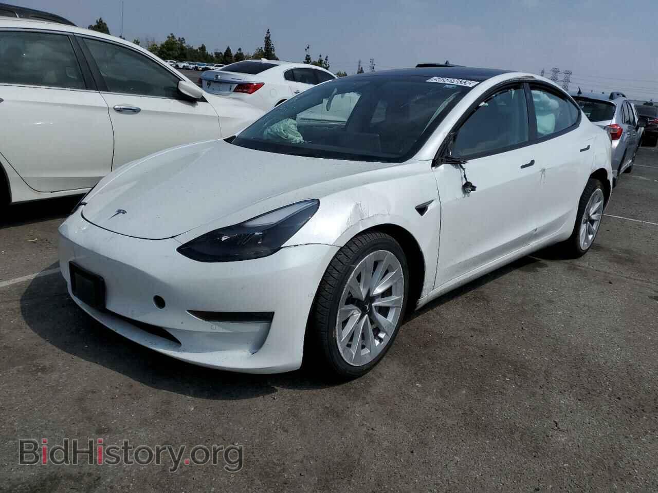 Photo 5YJ3E1EA0NF143240 - TESLA MODEL 3 2022