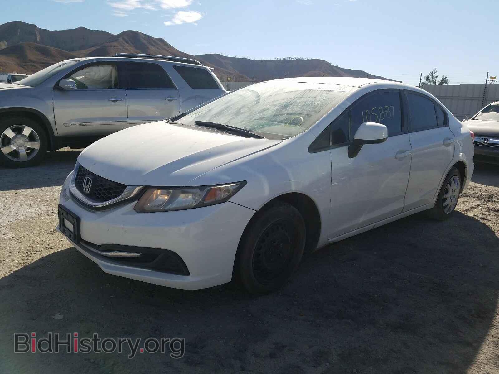 2013 HONDA CIVIC - VIN: 2HGFB2F50DH512590 - Фото 2