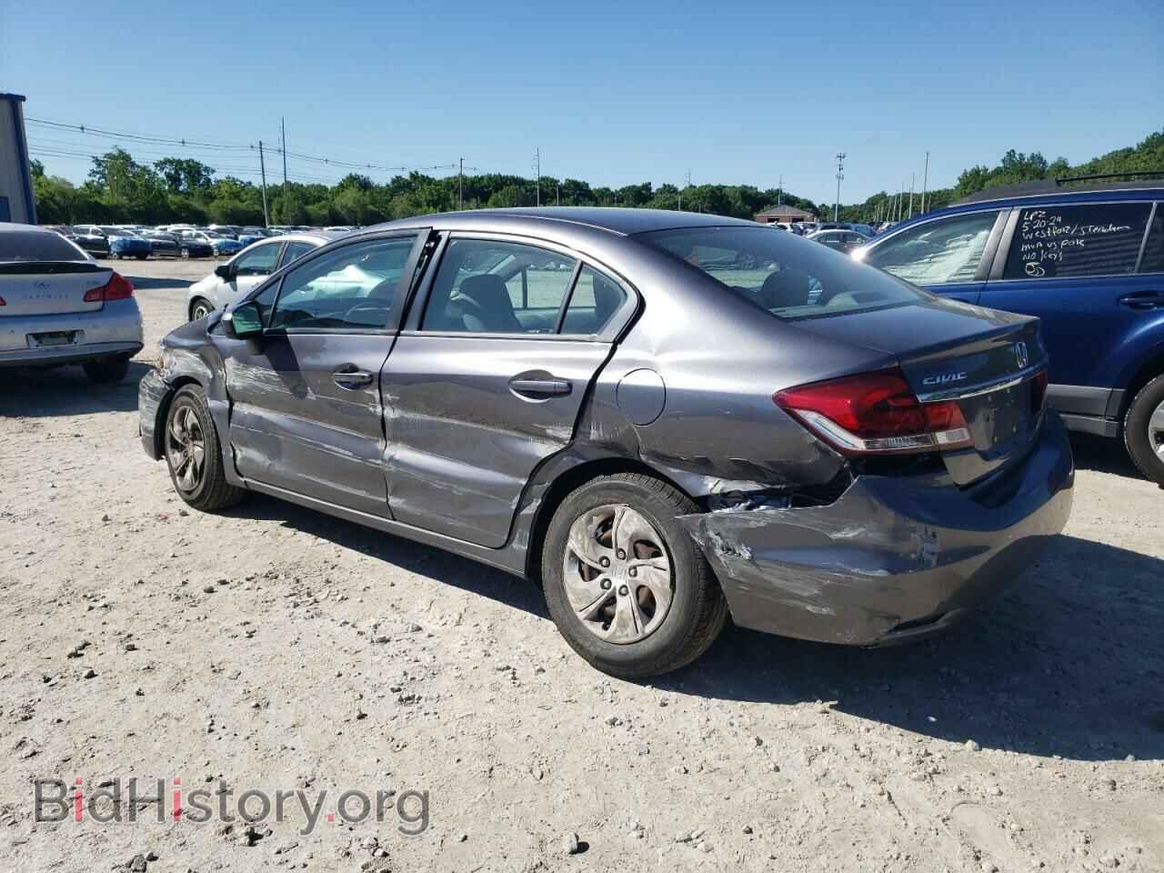 2014 HONDA CIVIC - VIN: 2HGFB2F57EH521711 - Фото 2