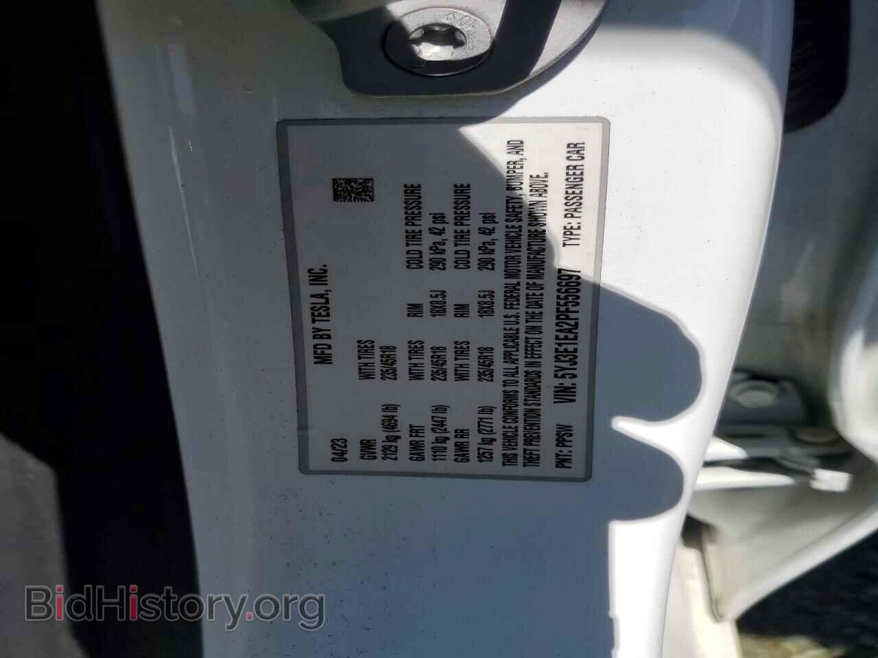 2023 TESLA MODEL 3 - VIN: 5YJ3E1EA2PF556697 - Photo 12