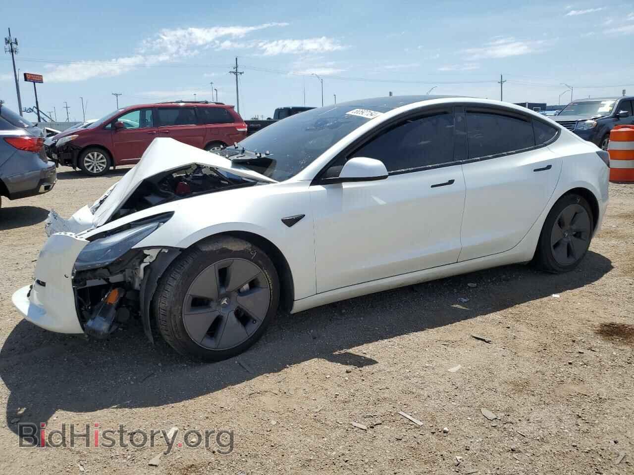 Photo 5YJ3E1EB3MF063230 - TESLA MODEL 3 2021