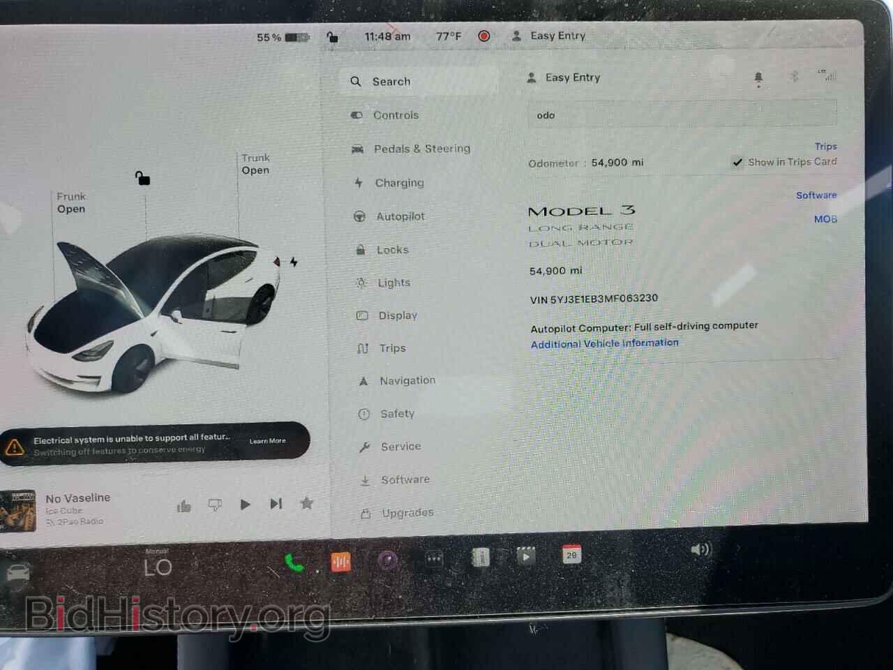 2021 TESLA MODEL 3 - VIN: 5YJ3E1EB3MF063230 - Photo 9