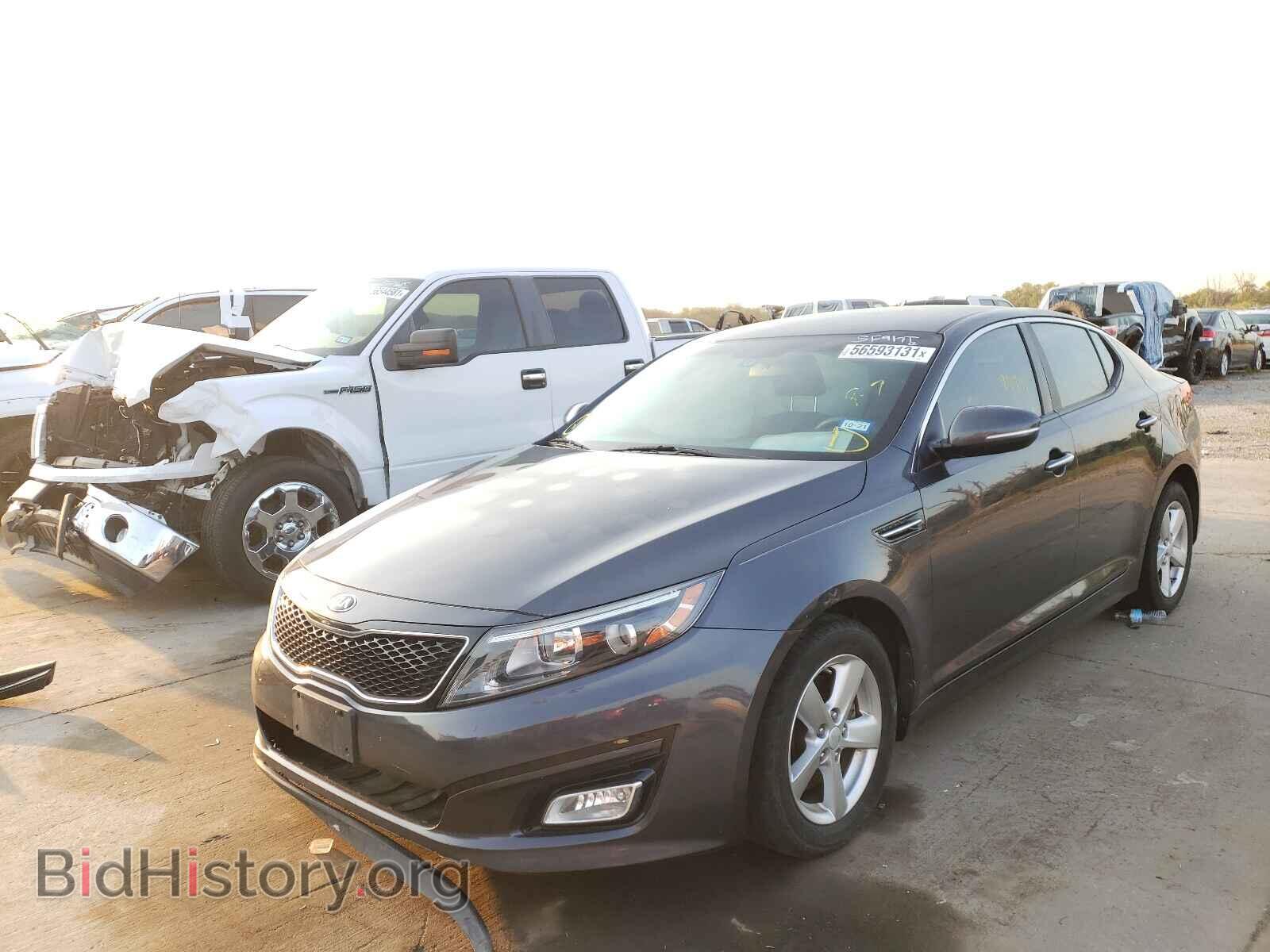 2015 KIA OPTIMA - VIN: KNAGM4A77F5645789 - Фото 2