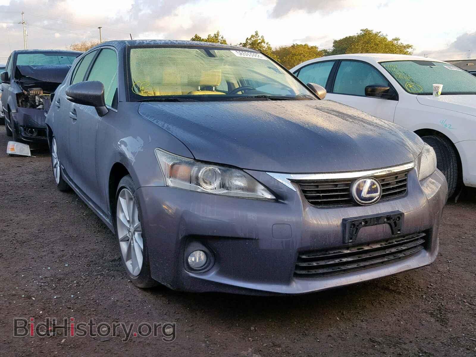 Photo JTHKD5BH2C2089106 - LEXUS CT 200 2012