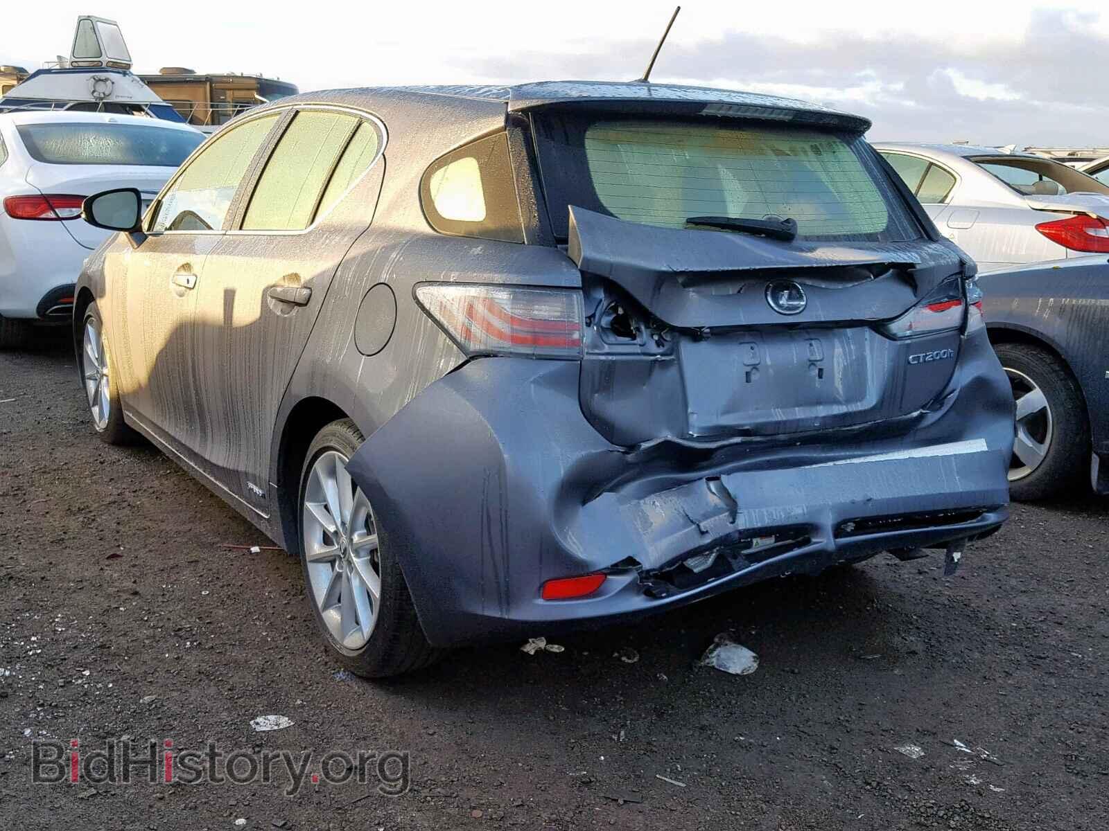 2012 LEXUS CT 200 - VIN: JTHKD5BH2C2089106 - Фото 3