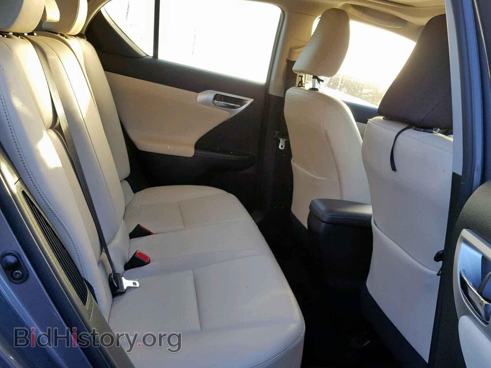 2012 LEXUS CT 200 - VIN: JTHKD5BH2C2089106 - Фото 6