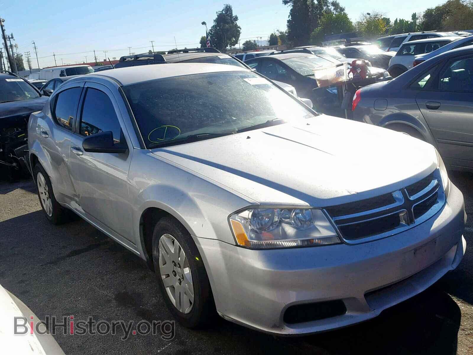 Photo 1C3CDZAB1CN294221 - DODGE AVENGER 2012