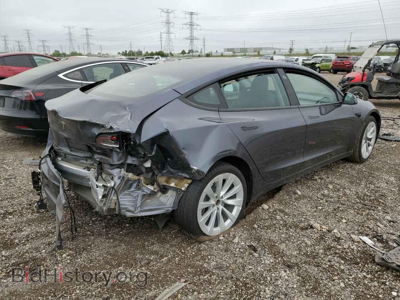 2022 TESLA MODEL 3 - VIN: 5YJ3E1EA0NF185424 - Фото 3