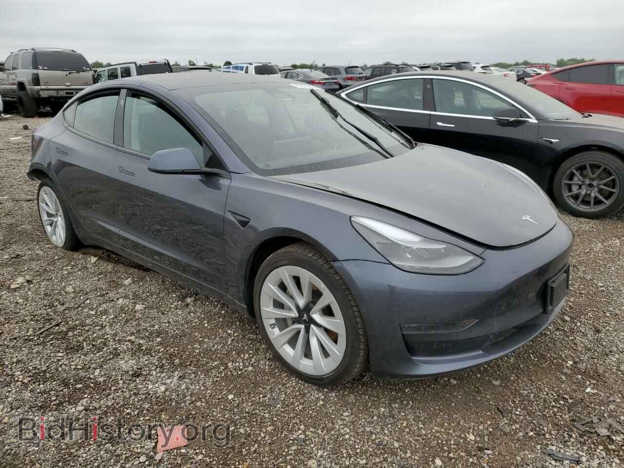 2022 TESLA MODEL 3 - VIN: 5YJ3E1EA0NF185424 - Фото 4