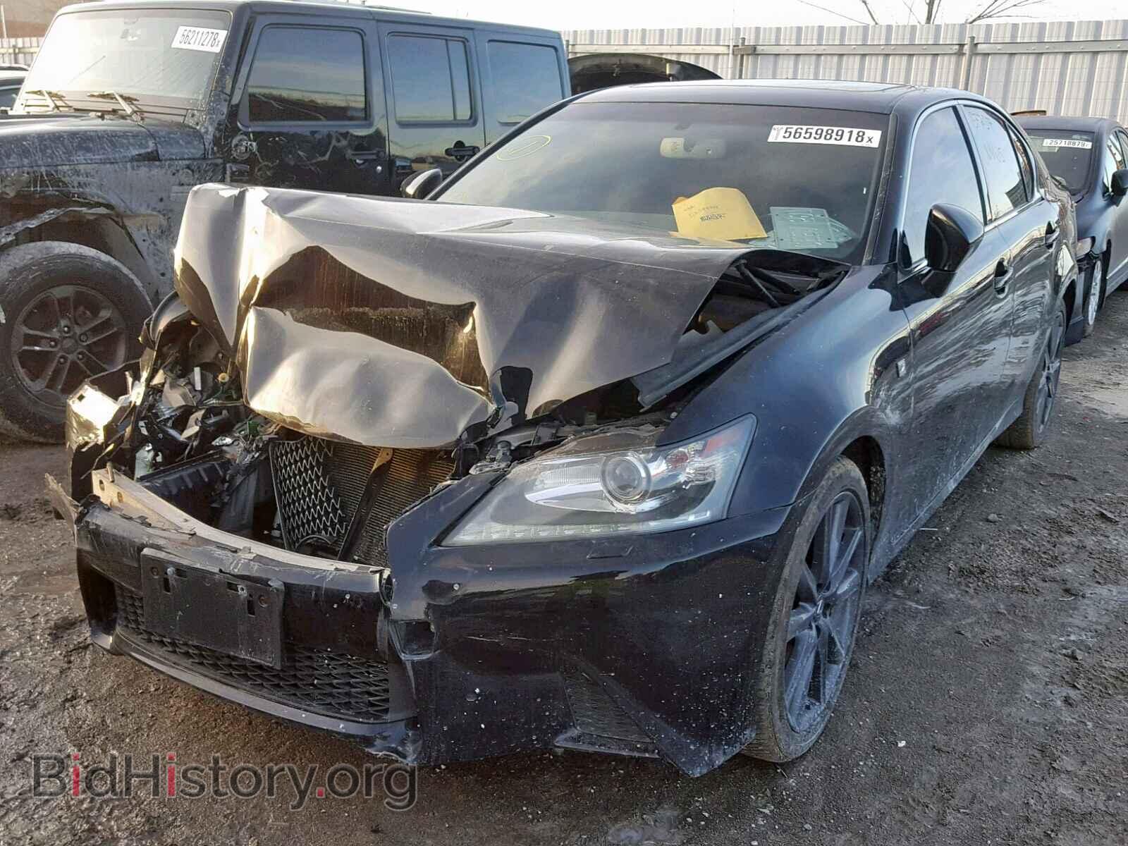 2013 LEXUS GS350 - VIN: JTHCE1BL8D5016837 - Фото 2