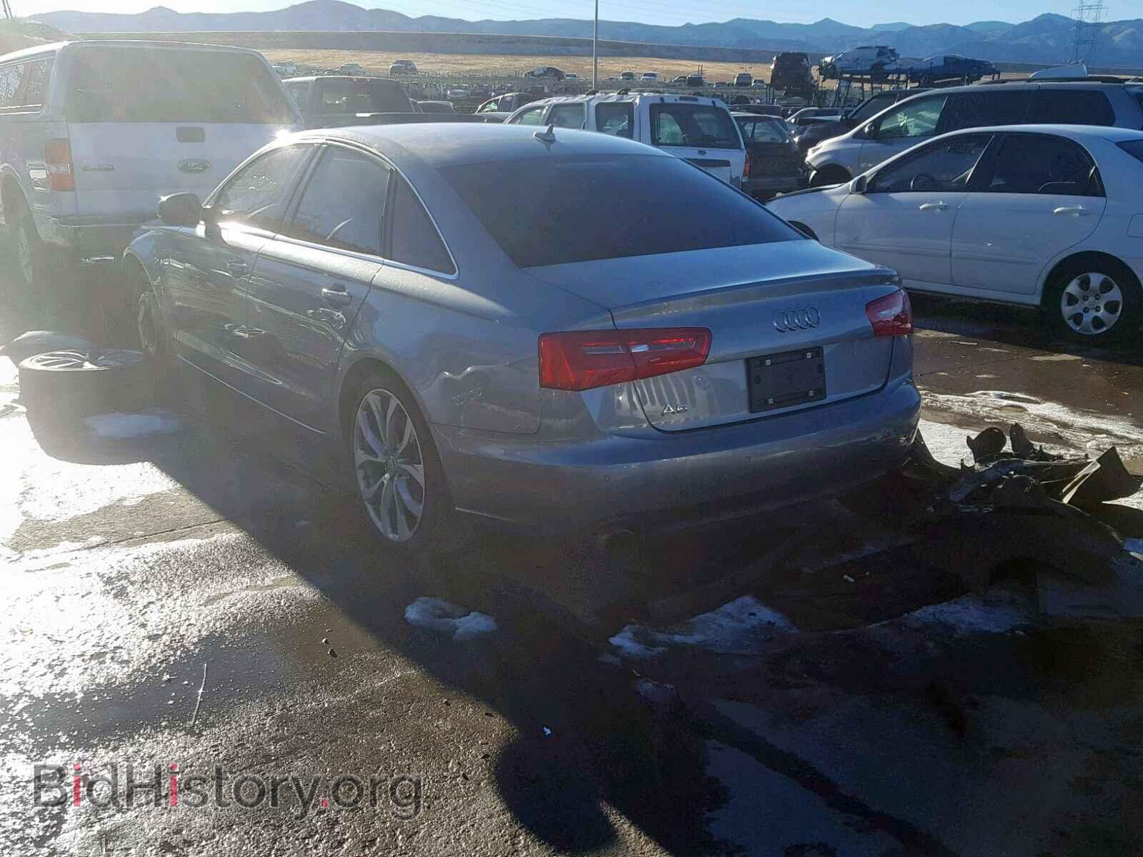 2014 AUDI A6 - VIN: WAUGFAFC8EN043027 - Фото 3