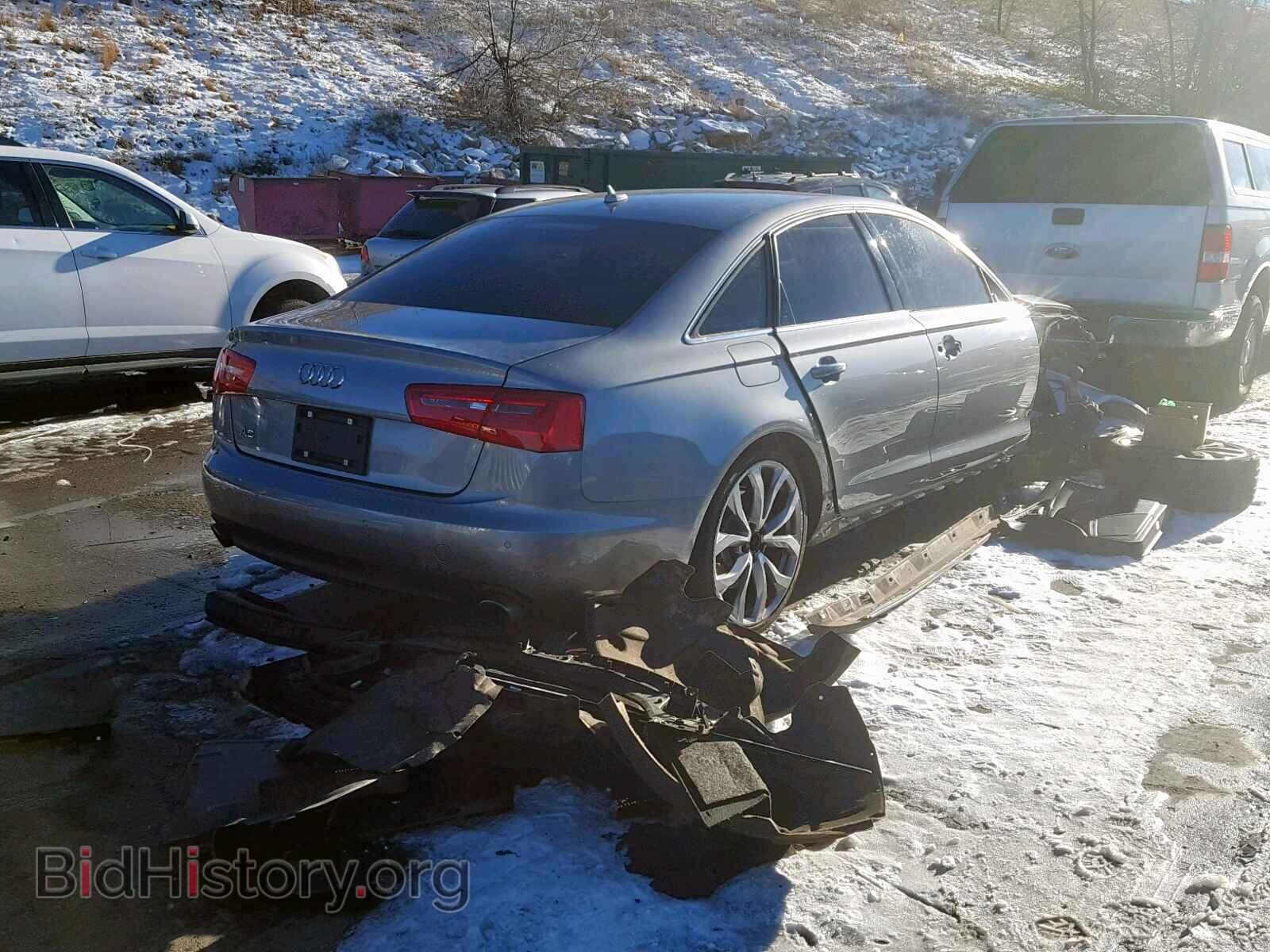 2014 AUDI A6 - VIN: WAUGFAFC8EN043027 - Фото 4
