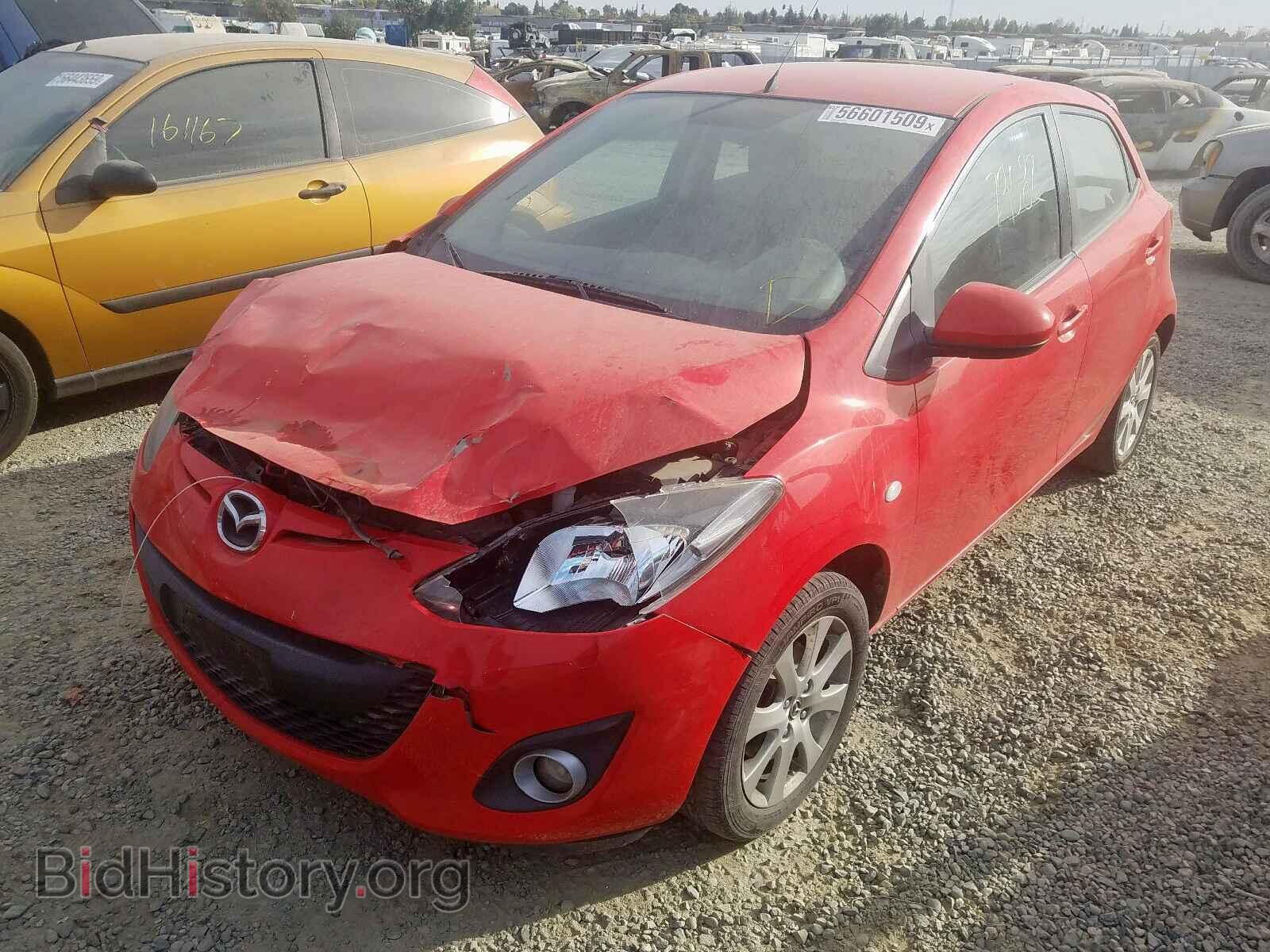 2014 MAZDA 2 - VIN: JM1DE1LZ4E0177659 - Фото 2
