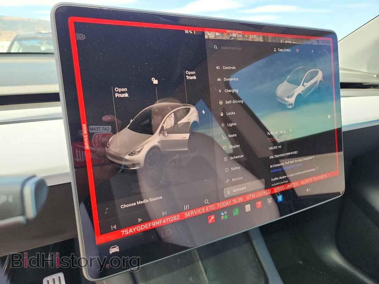 2022 TESLA MODEL Y - VIN: 7SAYGDEF9NF411282 - Фото 9