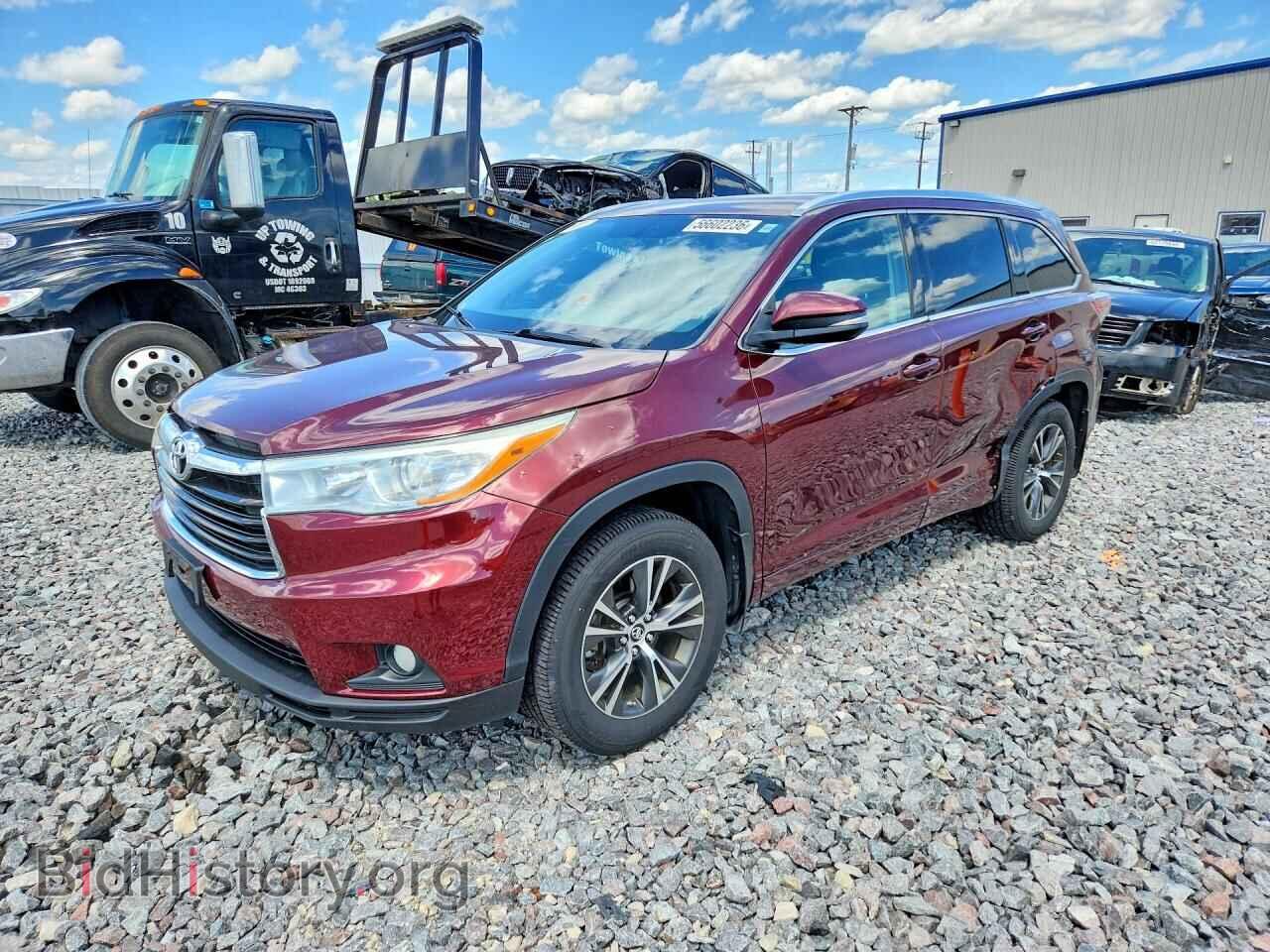 Фотография 5TDJKRFH4GS335155 - TOYOTA HIGHLANDER 2016