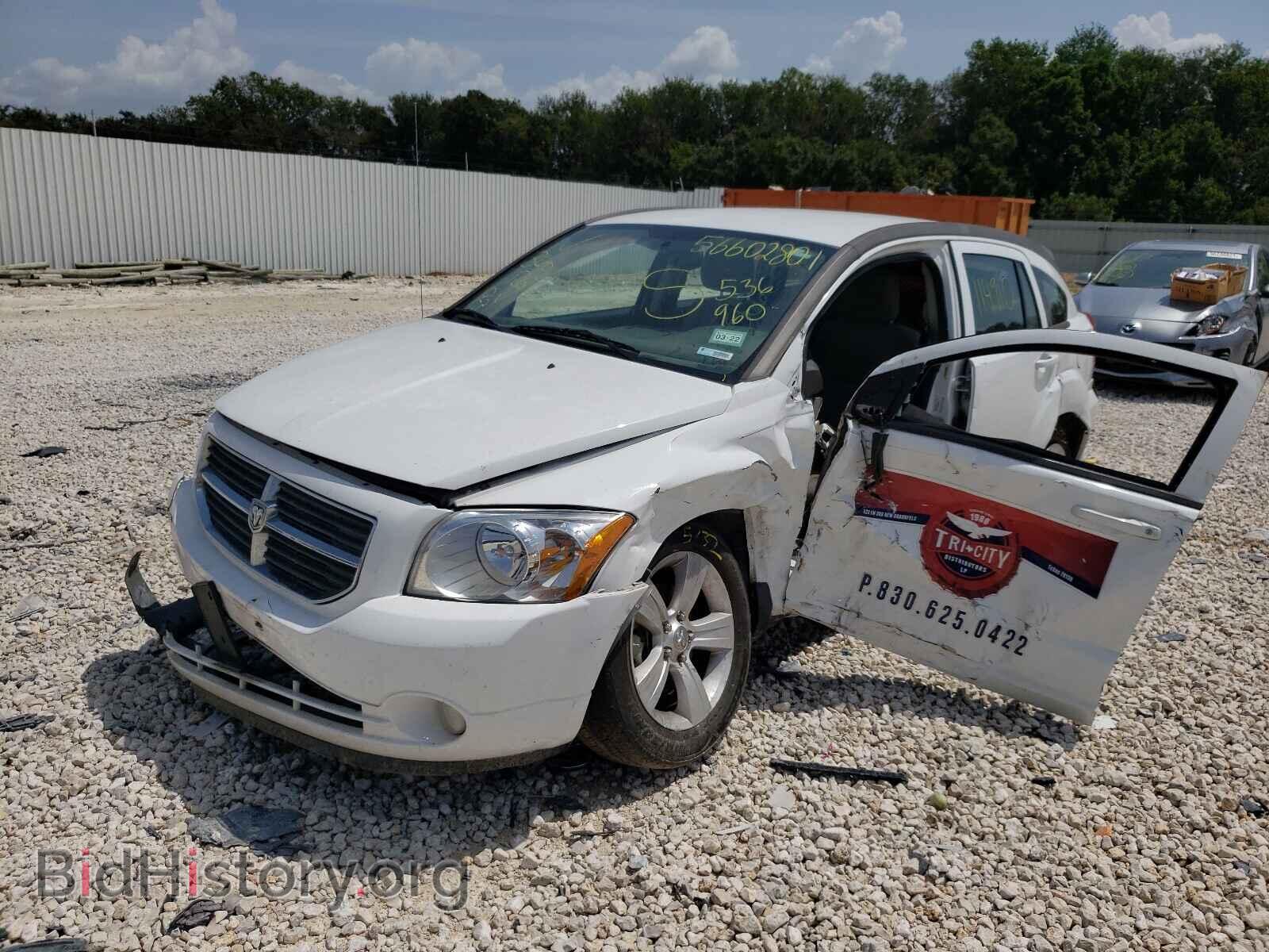 2012 DODGE CALIBER - VIN: 1C3CDWDA2CD536960 - Фото 2