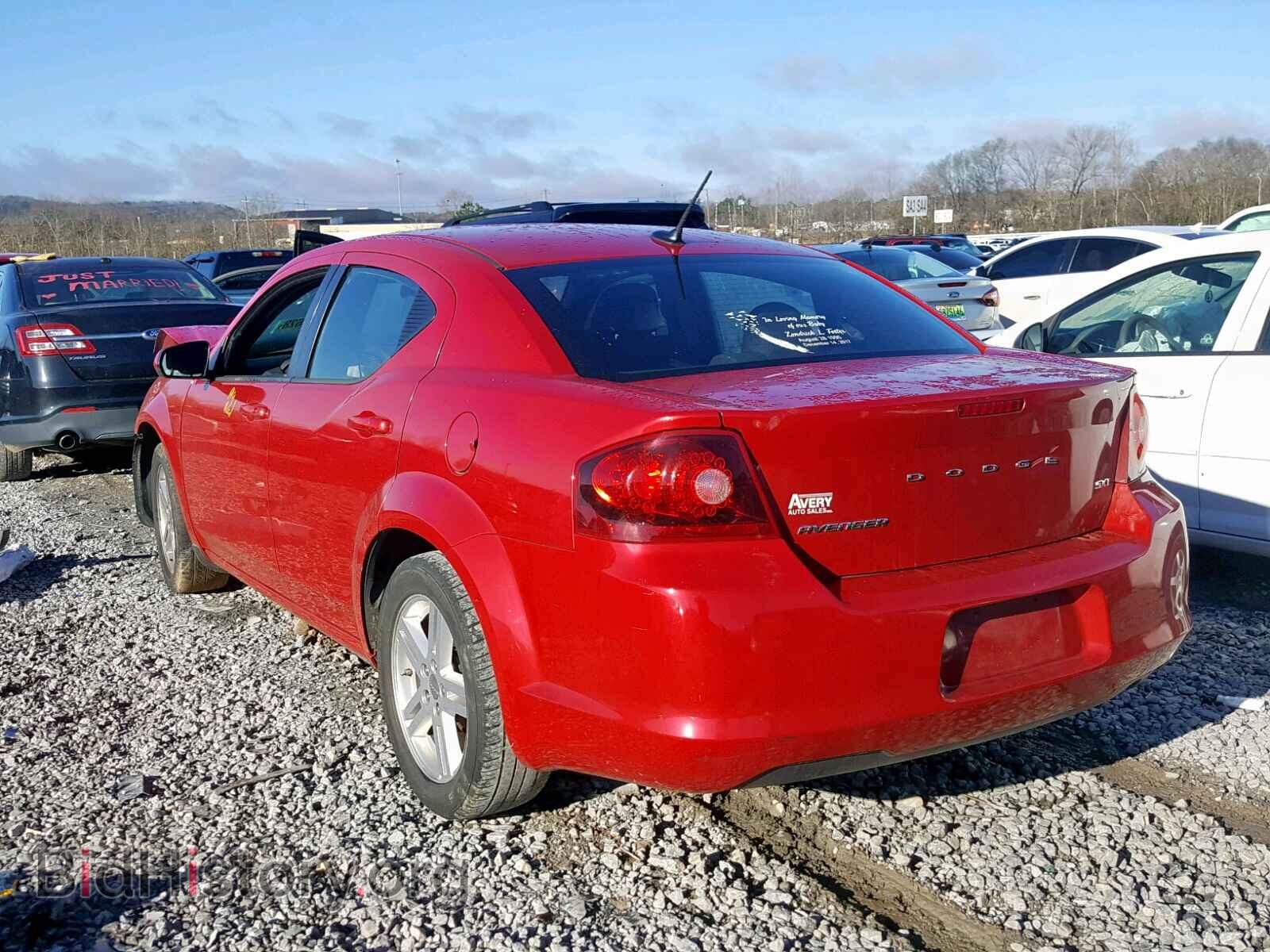 2012 DODGE AVENGER - VIN: 1C3CDZCB7CN266209 - Фото 3