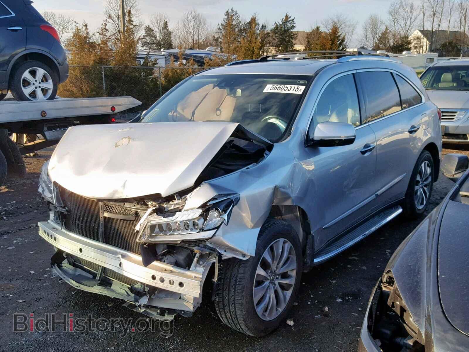 2014 ACURA MDX - VIN: 5FRYD4H41EB021338 - Фото 2