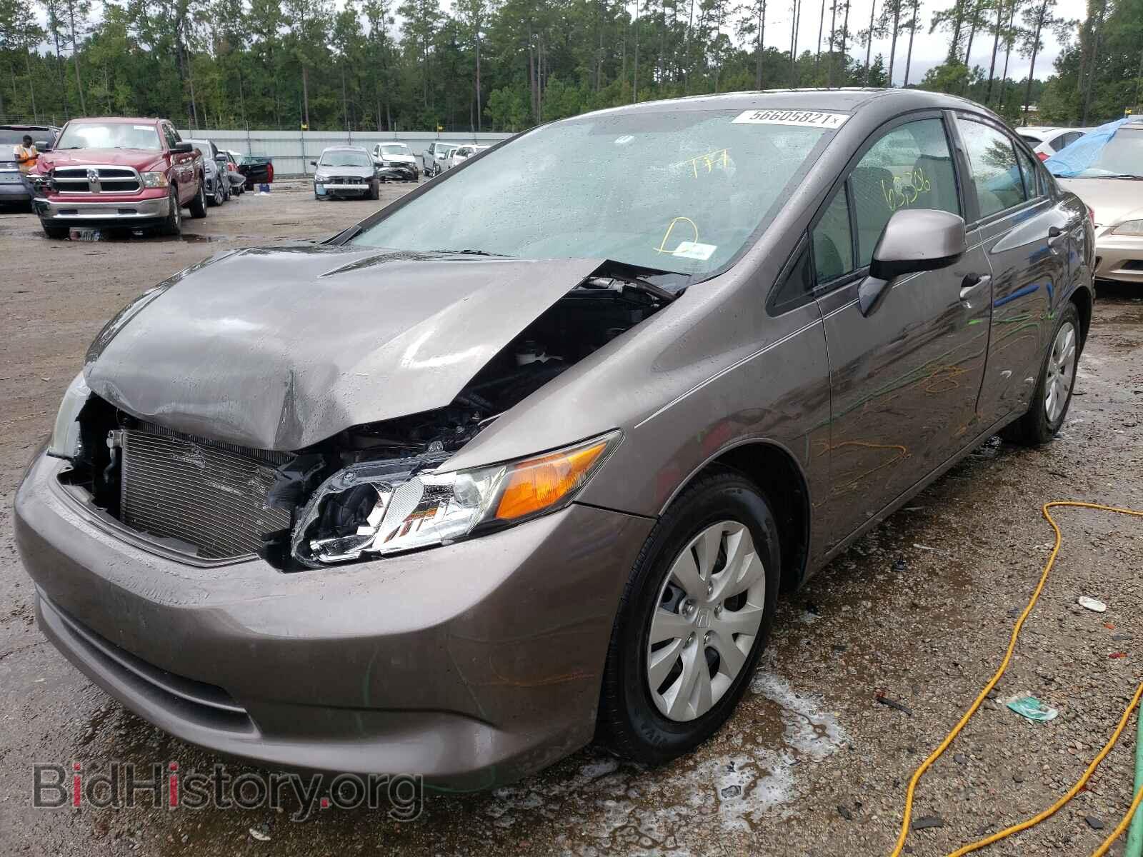 2012 HONDA CIVIC - VIN: 19XFB2F5XCE100511 - Фото 2