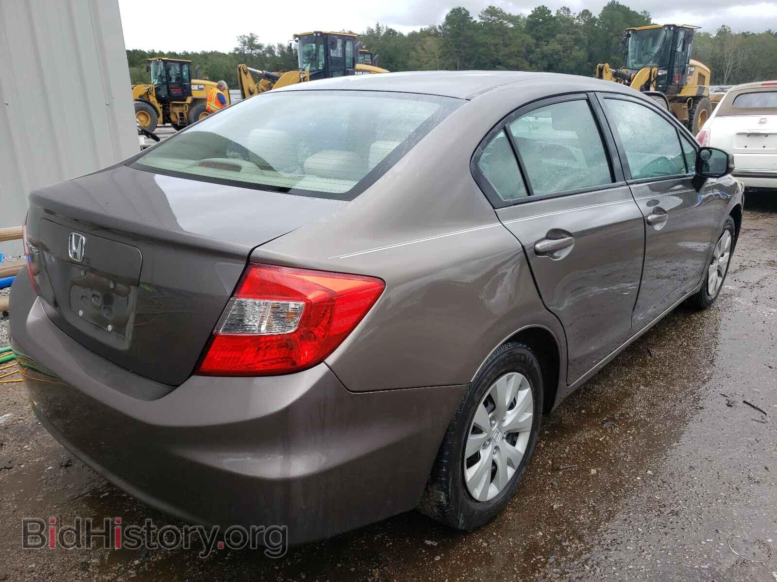 2012 HONDA CIVIC - VIN: 19XFB2F5XCE100511 - Фото 4