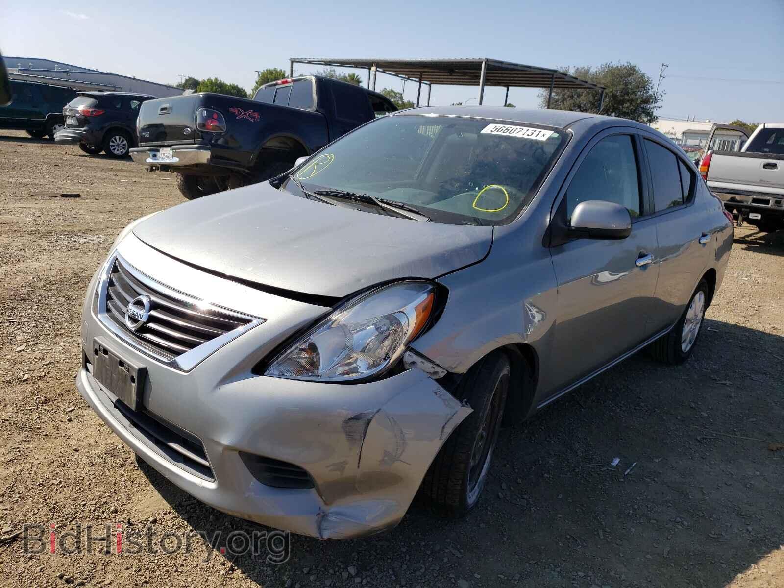 2012 NISSAN VERSA - VIN: 3N1CN7AP6CL822931 - Фото 2