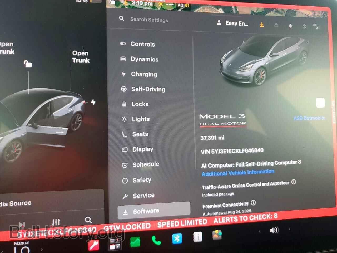 2020 TESLA MODEL 3 - VIN: 5YJ3E1ECXLF646840 - Фото 9