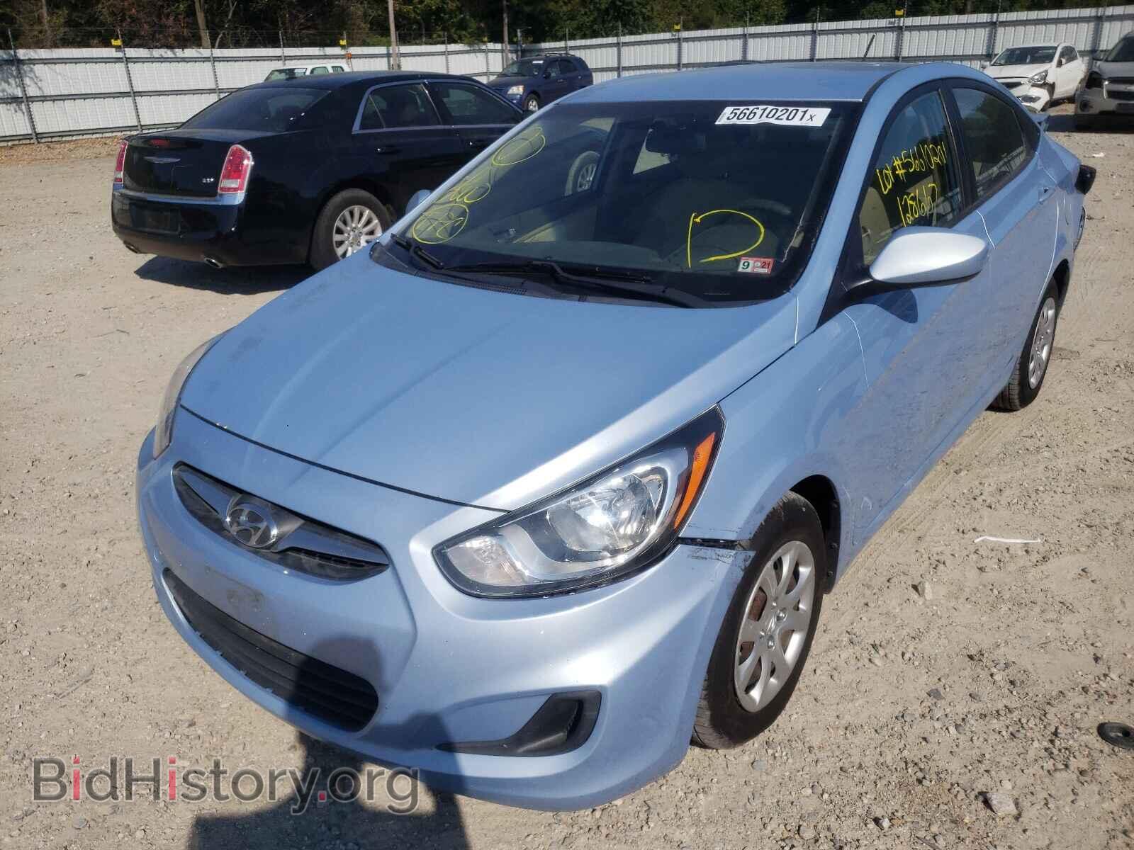 2013 HYUNDAI ACCENT - VIN: KMHCT4AE2DU585129 - Фото 2