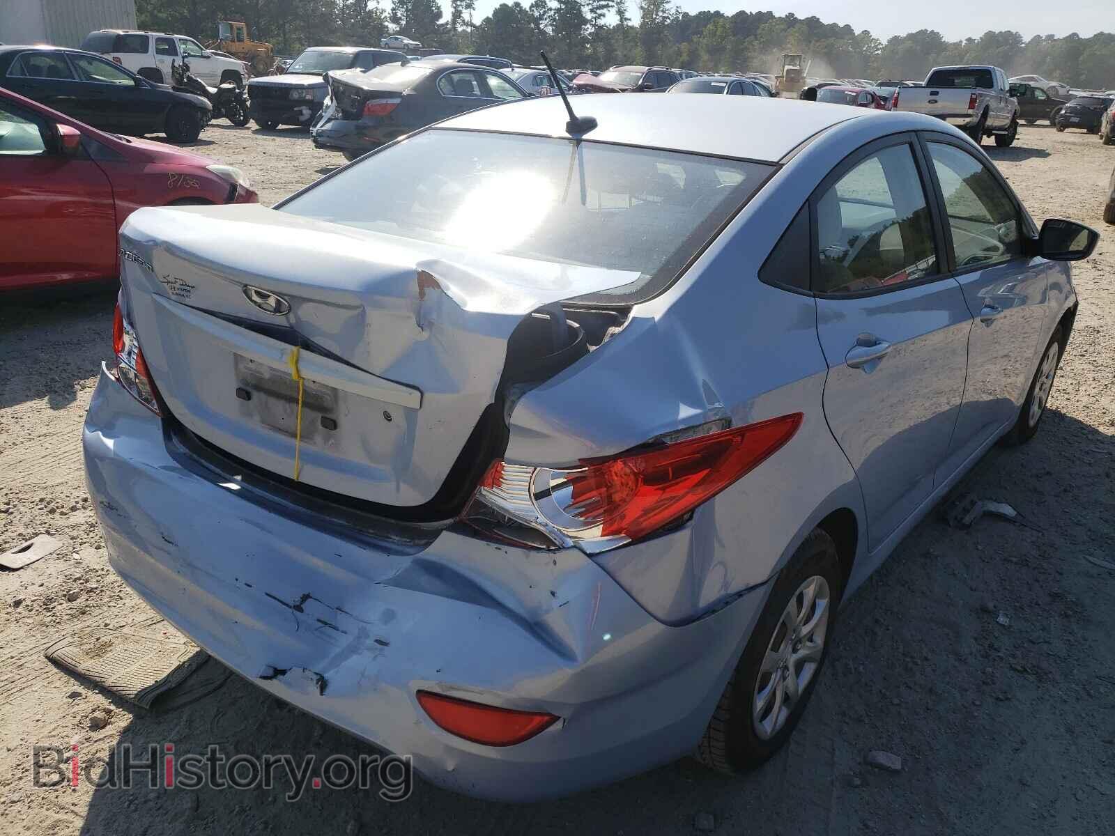 2013 HYUNDAI ACCENT - VIN: KMHCT4AE2DU585129 - Фото 4