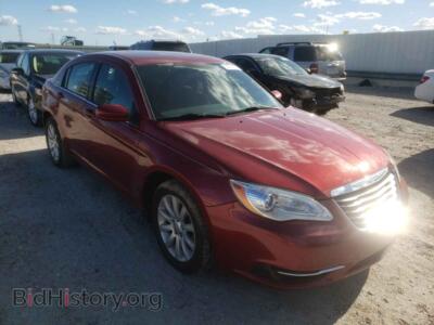 2011 Chrysler 200 200 Tourin, красный — VIN 1C3BC1FB6BN594375, Copart