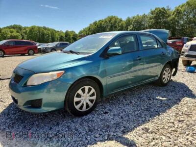 2010 Toyota COROLLA LE, сине-зеленый — VIN JTDBU4EEXA9115159, Copart