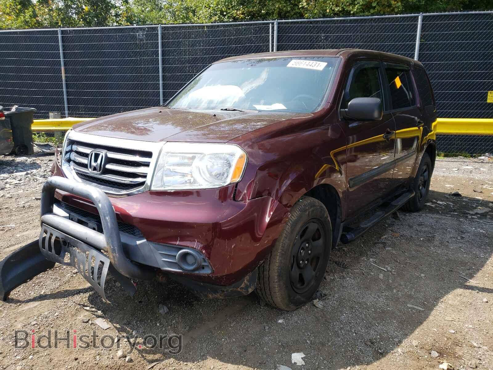 2012 HONDA PILOT - VIN: 5FNYF4H21CB080266 - Фото 2