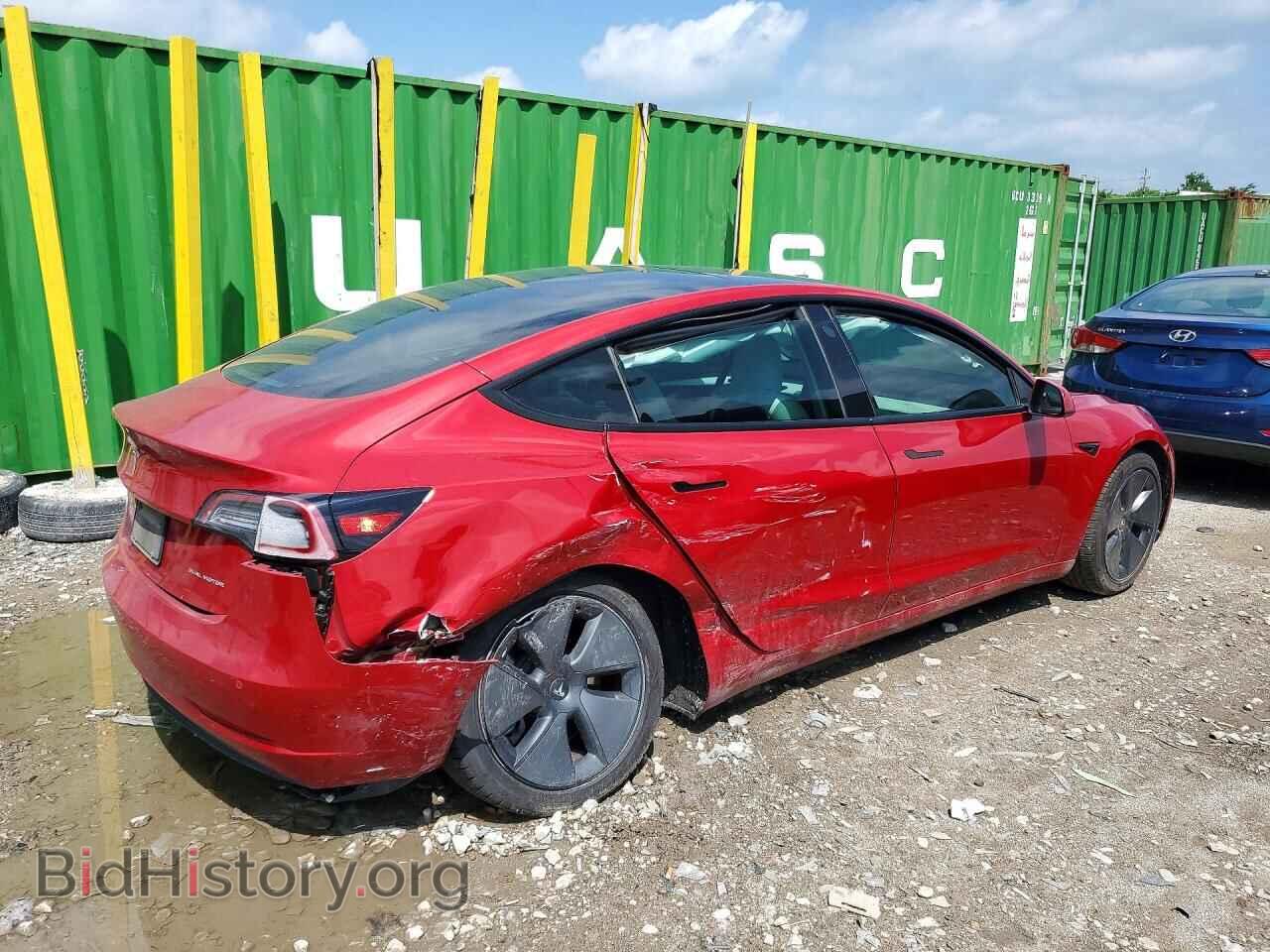 2021 TESLA MODEL 3 - VIN: 5YJ3E1EB6MF037253 - Фото 3
